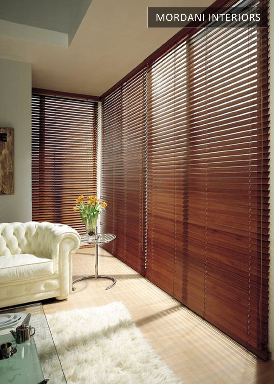 Warm Chestnut Wooden Venetian Blinds